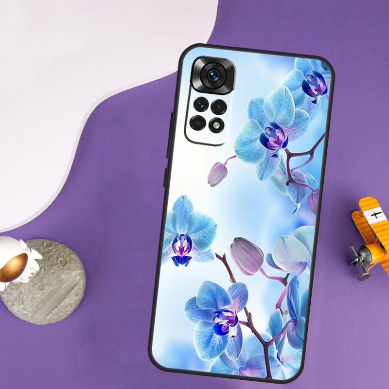 Цветной чехол с орхидеями для Xiaomi Redmi Note 14 13 Pro 12 9 10 11 Pro 10S 11S 12S Redmi 14C 13C 10C 12C
