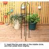 Plant Climbing Vine Support U Shaped Garden Obelisk Trellis Tower Sturdy Easy To Use Garden Trellis