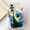 Чехол для Honor 200 Pro ELP-AN00 Чехол для телефона Популярный Цветок Авокадо Мягкий Силикон Матовый Fundas Для Honor 200Pro Защитный Бампер