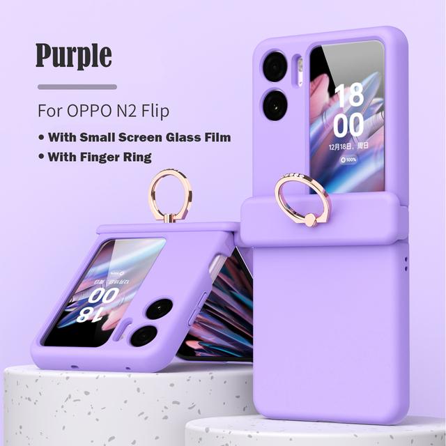 Защитное кольцо на шарнире, чехол для Oppo Find N2, флип-чехол для Oppo Find N2, флип, 5 г, защитный чехол на шарнире, тяжелая броня, полное покрытие