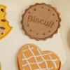 Original Embroidery Label Embroidery Sticker Cartoon Food Biscuit DIY Hand Account Patch Sticker Accessory Cloth Sticker