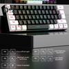 Проводная механическая игровая клавиатура с RGB-подсветкой, универсальная 61 клавиша, мини-проводная офисная клавиатура с мышкой
