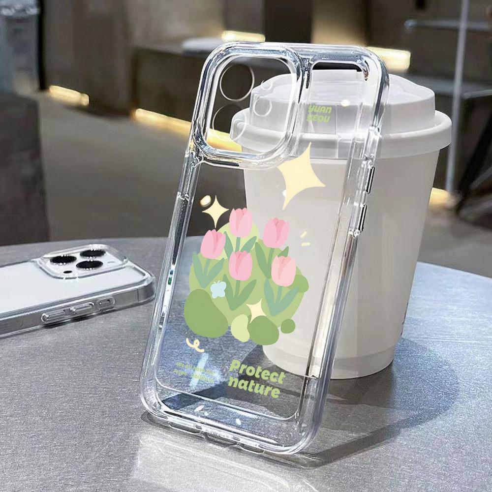 Цветочный чехол для телефона Samsung S24 Ultra Funda Galaxy S23 FE S22 S21 S20 S10 Plus A55 5G A54 A53 A52s A15 Силиконовые мягкие чехлы