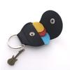Чехол для медиатора из искусственной кожи с кольцом для ключей и маленькой подвеской Чехол для медиатора для гитары Сумка-футляр для ключей Plectrum