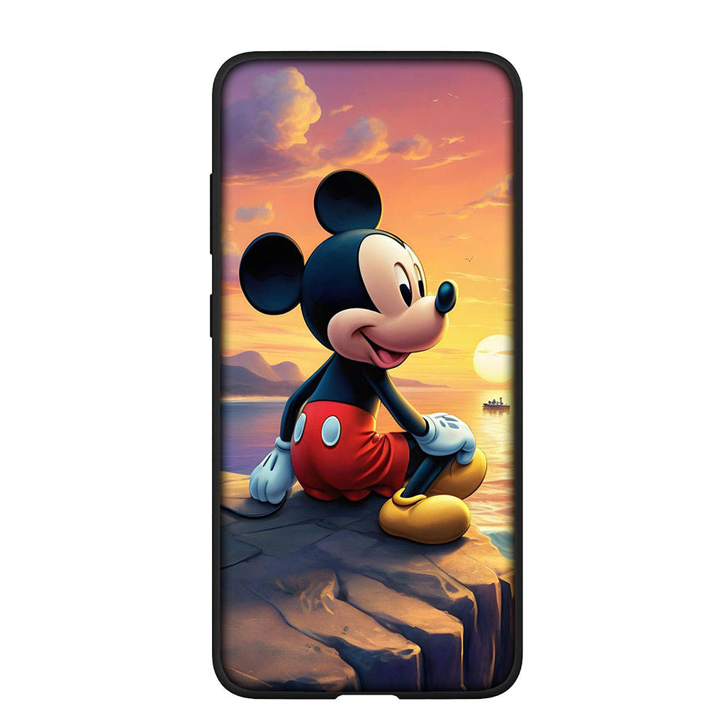 Чехол для телефона Samsung Galaxy S25 S24 S23 iPhone 16 15 Xiaomi Redmi Note 14 13 12 16E X 8 11 Pro Max OPPO Moto Huawei A05 A16 чехол с изображением Микки Мауса в стиле аниме