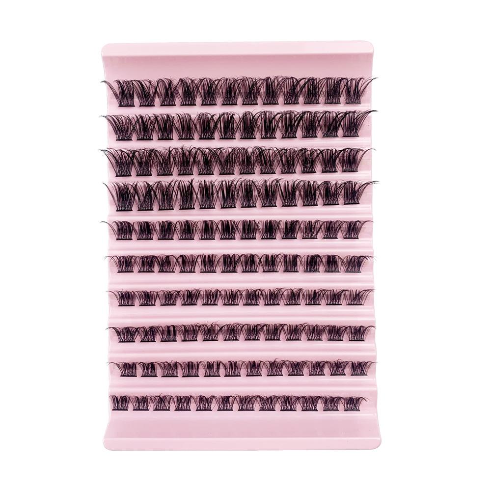DIY self-grafting eyelashes segmented large capacity natural thick new false eyelashes