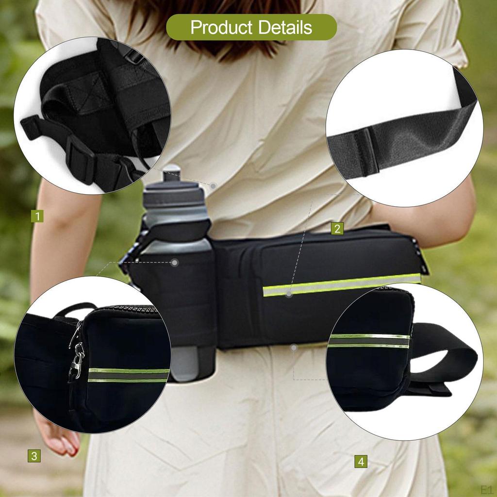 Сумка для бутылки с водой на пояс для мужчин и женщин, модная водонепроницаемая легкая сумка через плечо для путешествий