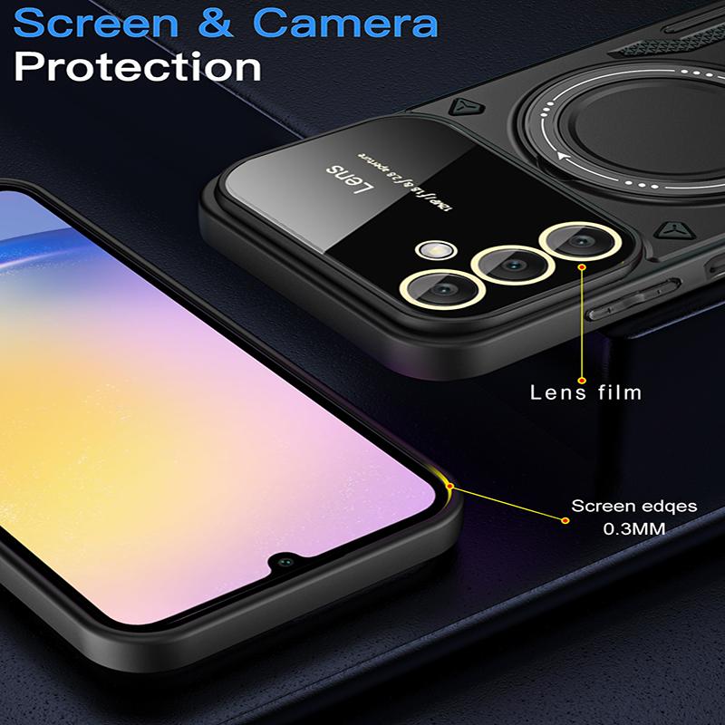 Противоударный бронированный чехол для Infinix HOT 40 Pro Hot 40i Smart 7 с магнитной подставкой-кольцом, бампер, силиконовая задняя крышка для телефона, Capa Hot 40