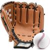 Jessfar Baseball Glove for Softball with Practice Baseball Glove for Lightweight For Practice Ball For Artificial Shock Absorption Adults, 12.5 Inch,