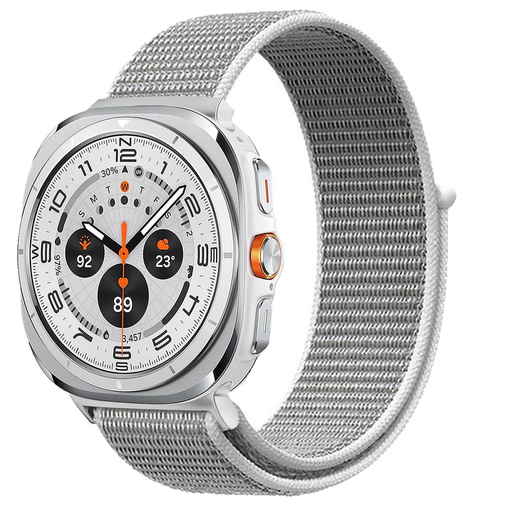 Ремешок для Samsung Galaxy Watch 7 Ultra Ремешок 47 мм умные часы Аксессуары Спортивный нейлоновый петлевой браслет Galaxy watch 2026 Ultra 47 мм