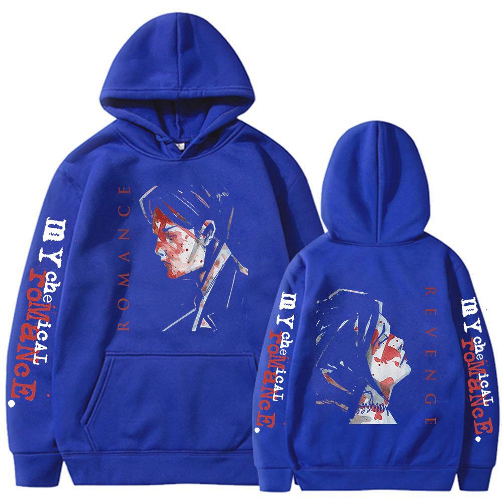 Punk Band My Chemical Romance Hoodies Three Cheers for Sweet Revenge Hooded Sweatshirts Men's Women Oversized Pullovers