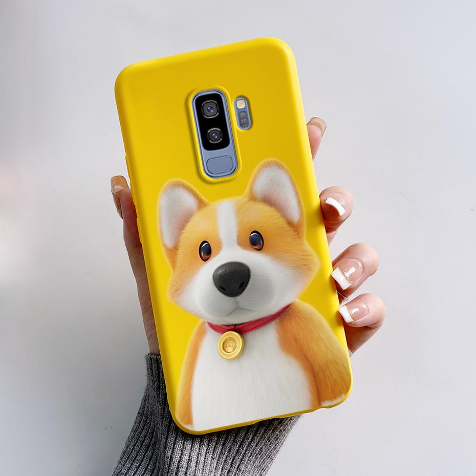 Силиконовая задняя крышка для Coque Samsung Galaxy S9 Plus Милый кролик панда Защитный мягкий чехол для телефона SamsungS9 S9Plus Funda Capas