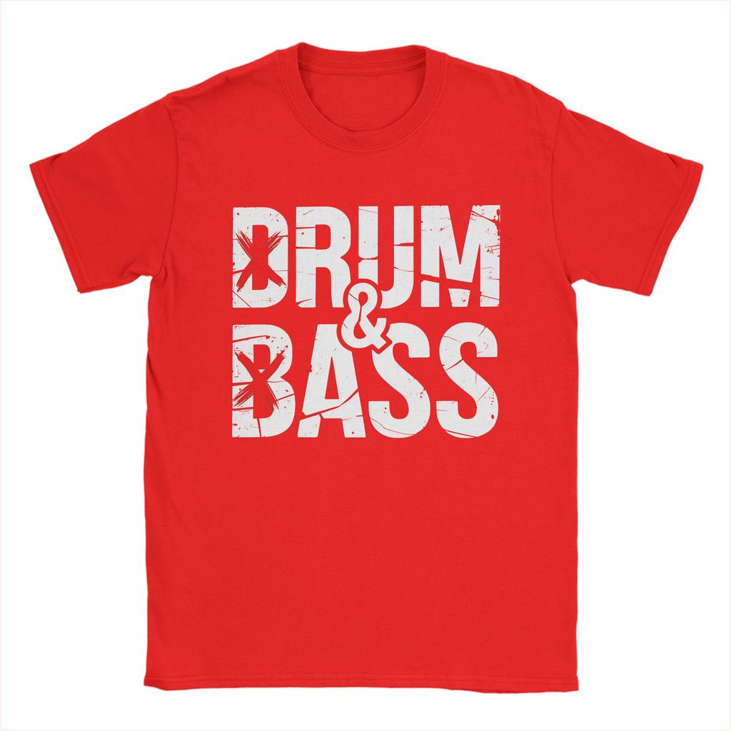 Drum Bass Humor For Music Lovers And Rave Culture Bassheads TShirt Beach Pure Cotton T Shirts For Unisex Tee Shirt Clothing