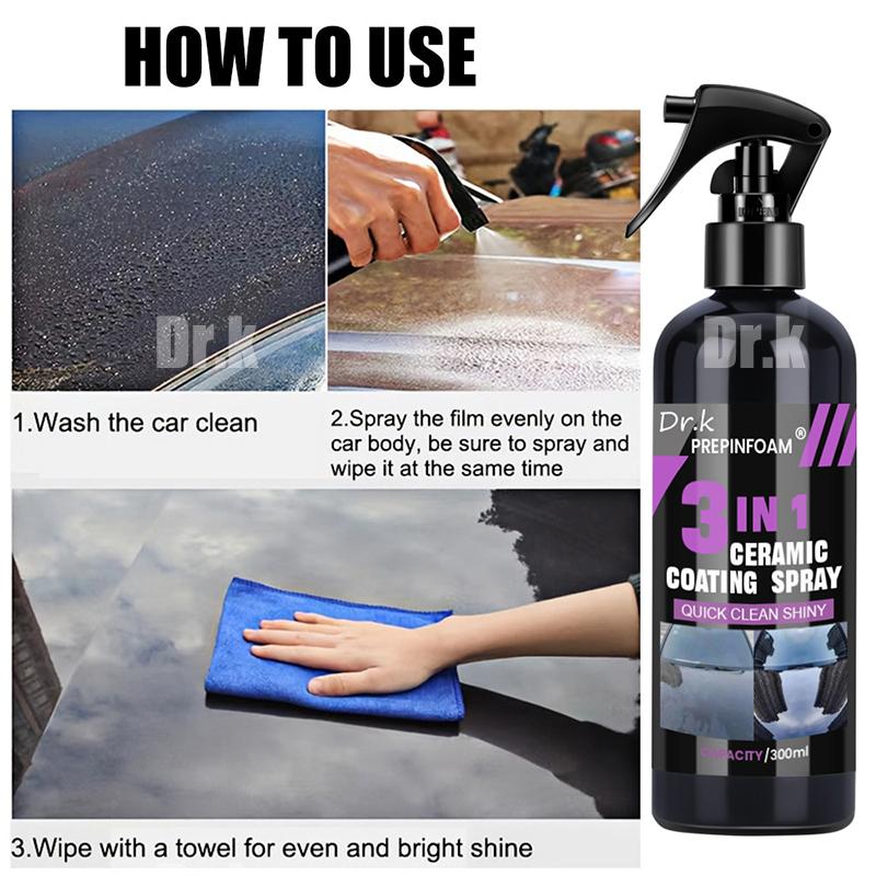 Керамическое покрытие для автомобиля Нанопокрытие для автомобиля Кристаллическое покрытие Жидкость Гидрофобное покрытие против царапин Покрытие для автомобильного воска Полировка автомобиля