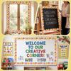 Self-Adhesive Bulletin Board Trim Blackboard Decorative Stickers  for Classroom Decorations