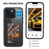 Чехол для телефона E Ink для iPhone 13/14 Смарт-чехол для телефона с NFC Фото, 4 цвета: черный/белый/красный/желтый