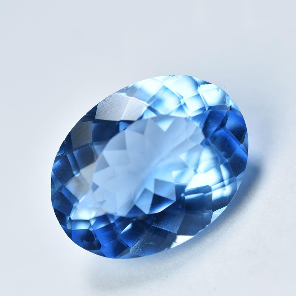 Excellent Blue Sapphire 7.5 Ct Oval Cut Natural Certified Loose Gemstone