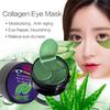 Маска для глаз с кристаллами коллагена и золотыми водорослями, 30 пар, увлажняющий гель с алоэ для удаления темных кругов, мешков под глазами, сыворотка для глаз, средство для ухода за глазами