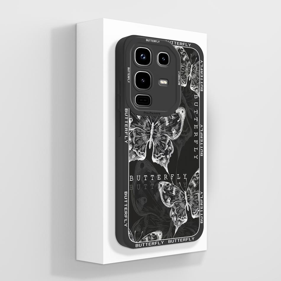 Чехол для телефона infinix Note 50 Pro Plus 50X 50S Стильный Ударопрочный Funda Для infinix Note50 Pro+ Мягкая Задняя Крышка из Жидкого Силикона