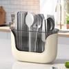 Luxury Kitchen Countertop Organizer: Multifunctional Punch-Free Chopsticks, Cutlery & Spoons Storage Box