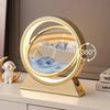 LED Light Creative Quicksand Table Lamp Moving Sand Art Picture 3D Hourglass Deep Sea Sandscape Bedroom Lamp for Home Decor Gift