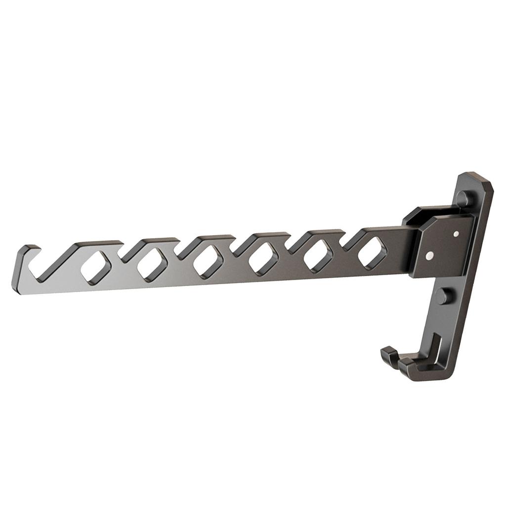 Главная Складной крючок для сушки пальто из алюминиевого сплава, противоскользящий, выдвижной, настенный, вешалка