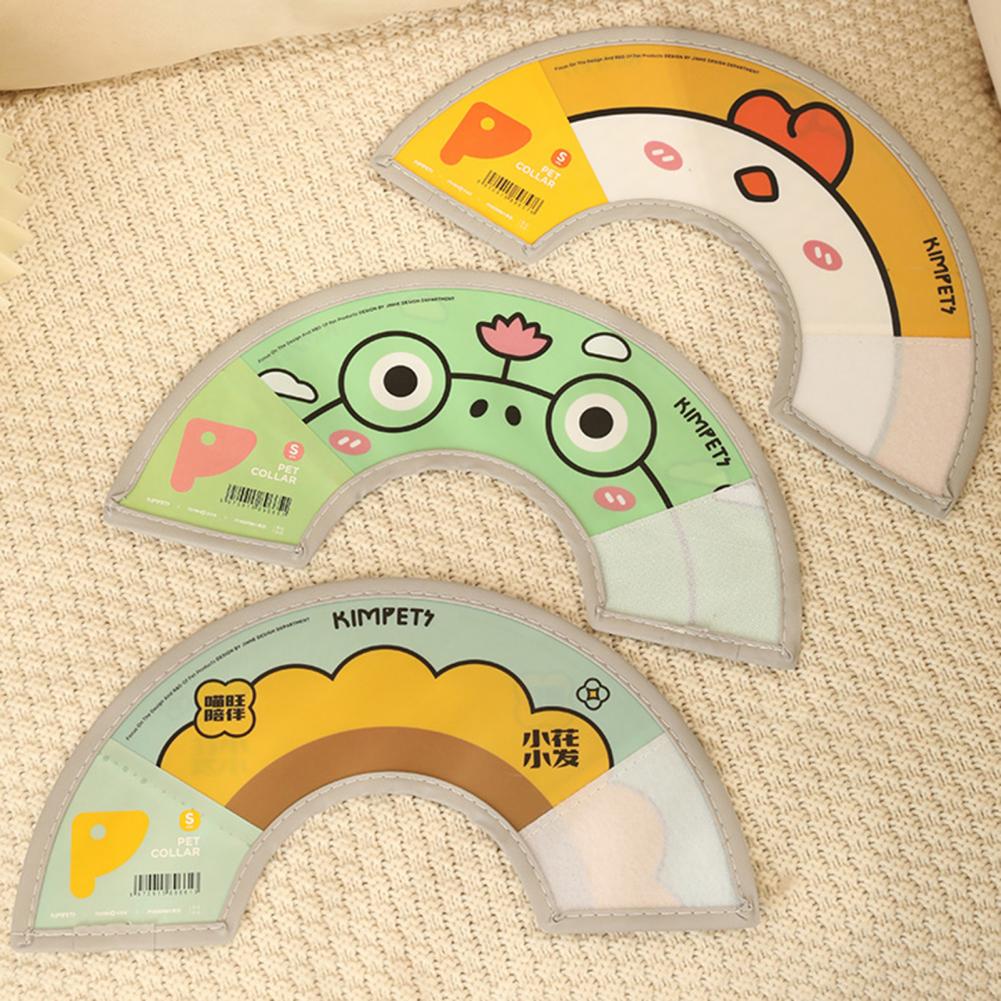 Ошейник для кошек с защитой от облизывания, регулируемый конус для шеи питомца, водонепроницаемый, сверхлегкий, заживляющий раны после операции, защитный ошейник для кошек для домашних животных