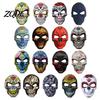 Comfortable Carnival Face Cushion Day of The Dead Skull Masque, Halloween Sugar Full Party Masque Masquerade Accessory for Cosplay, Mexican