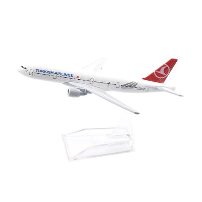 Масштаб 1/400 16 см Модель самолета Turkish Airlines Boeing 777 Самолет Литой металл Самолеты