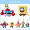 Super Soft Spongebob Patrick Star Squidward Plush Toy Pendant For Kids Girls Cute Kawaii Stuffed Doll Gift