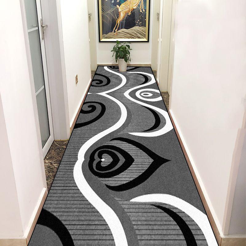 Скандинавский Светлый Роскошный Длинный Ковер для Коридора Геометрический Декор Ковровая Дорожка для Холла Напольные Коврики Ковры для Прихожей Противоскользящие Коврики для Комнаты Прикроватные Коврики
