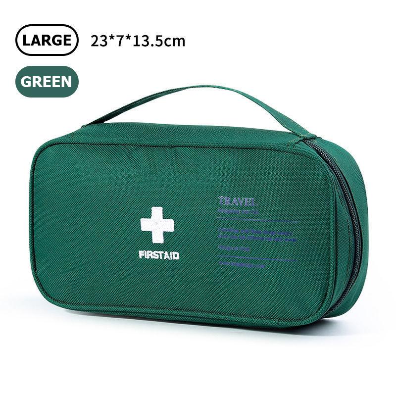 Portable Medicine Bag Cloth Medical Kit Travel Medical First Aid Kit Home Outdoor Emergency Child and Student Health Kit