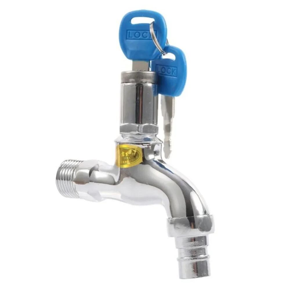 20 мм Запираемый кран Сплав Кухонный кран Высокое качество Противокражный кран Наружный