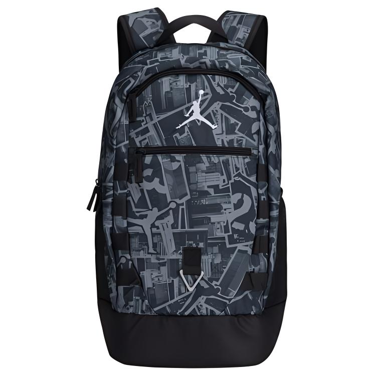 New Jordan Polyester Backpack Regular Unisex Charcoal Black JD2423003AD-001
