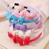1PC Exquisite Butterfly Hairband Simulated Pearl Children's Hair Hoop Daily Hair Binding Lovely Girl Accessories Gift