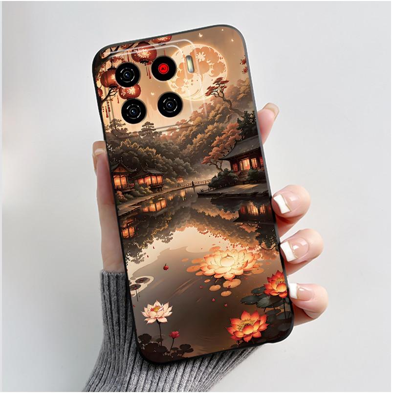 Чехол для ZTE Blade A56 Z2473 Милый Мультяшный Черный Кролик с Сердечком Мягкий Силикон Защитный Чехол для Телефона ZTE Blade Nubia A56 Pro