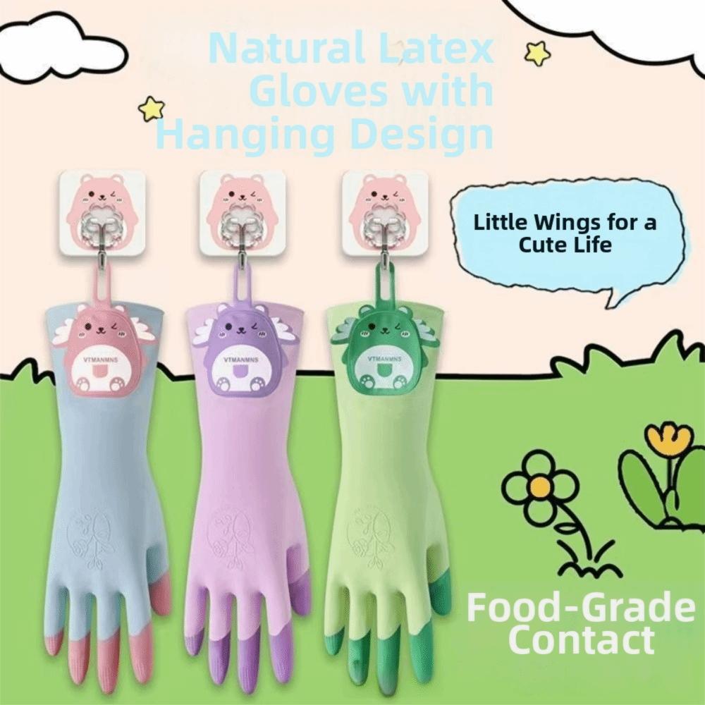 Non-Slip Kitchen Cleaning Gloves Tear-Resistant Laundry Cleaning Gloves Dishwashing Gloves Laundry