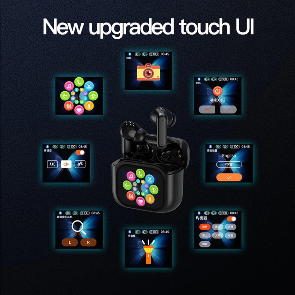 Светодиодный цветной экран Bluetooth-гарнитура с шумоподавлением TWS Беспроводная бизнес-гарнитура Bluetooth 5.3 Touchable