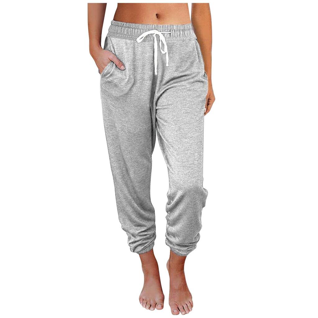 Женские однотонные повседневные джоггеры, легкие спортивные штаны с карманами на молнии, спортивные брюки для тренировок