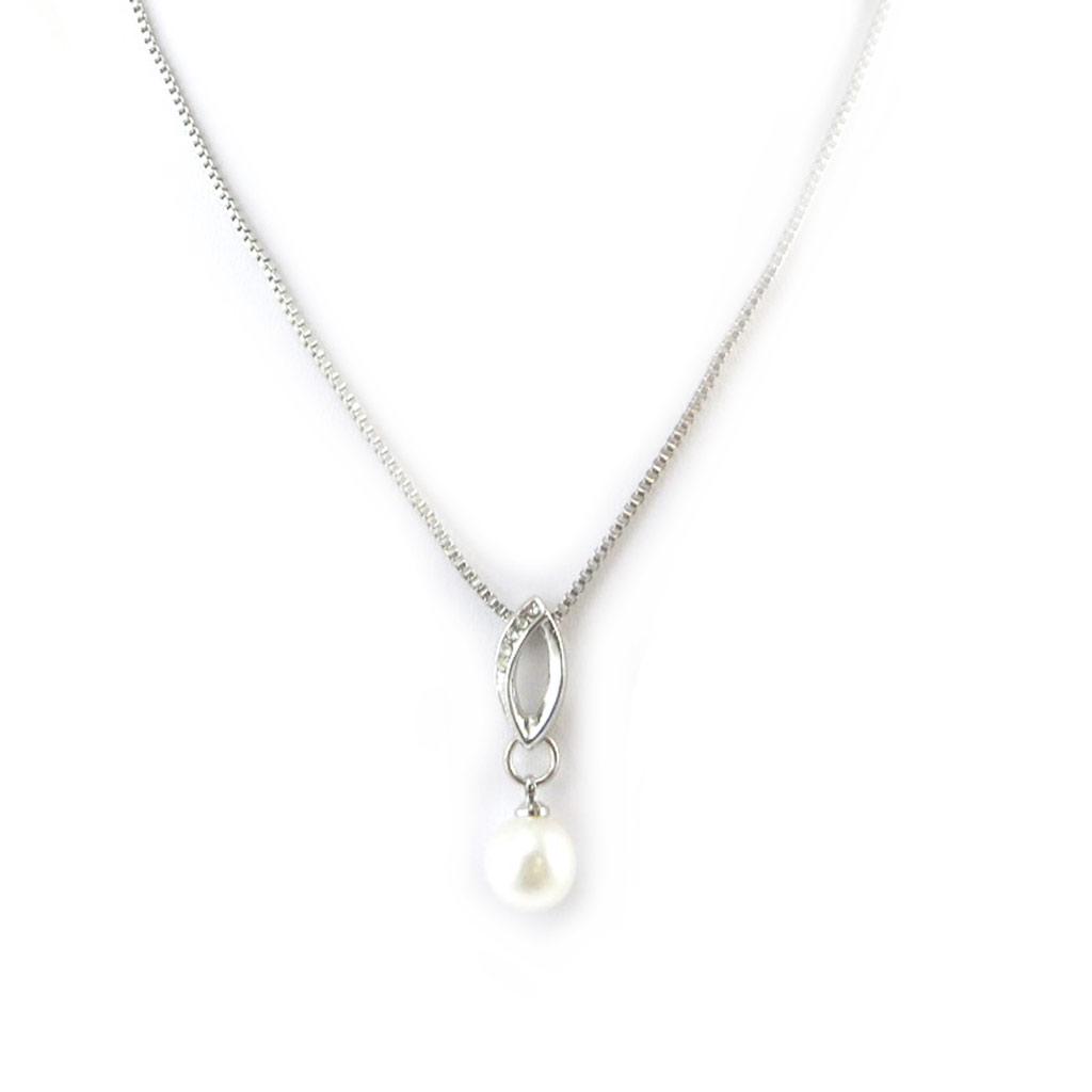 Les Trésors De Lily [N3597] - Ожерелье Perla из серебра цвета слоновой кости.