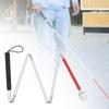 Blind Cane Walker Folding Elderly Lightweighted Aluminum Alloy Trekking Pole 4 Section 112cm