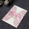 10Sheets Laser Cutting Wedding Invitation Label Retro Wedding Bridal Gift Card Event Birthday Party Supplies