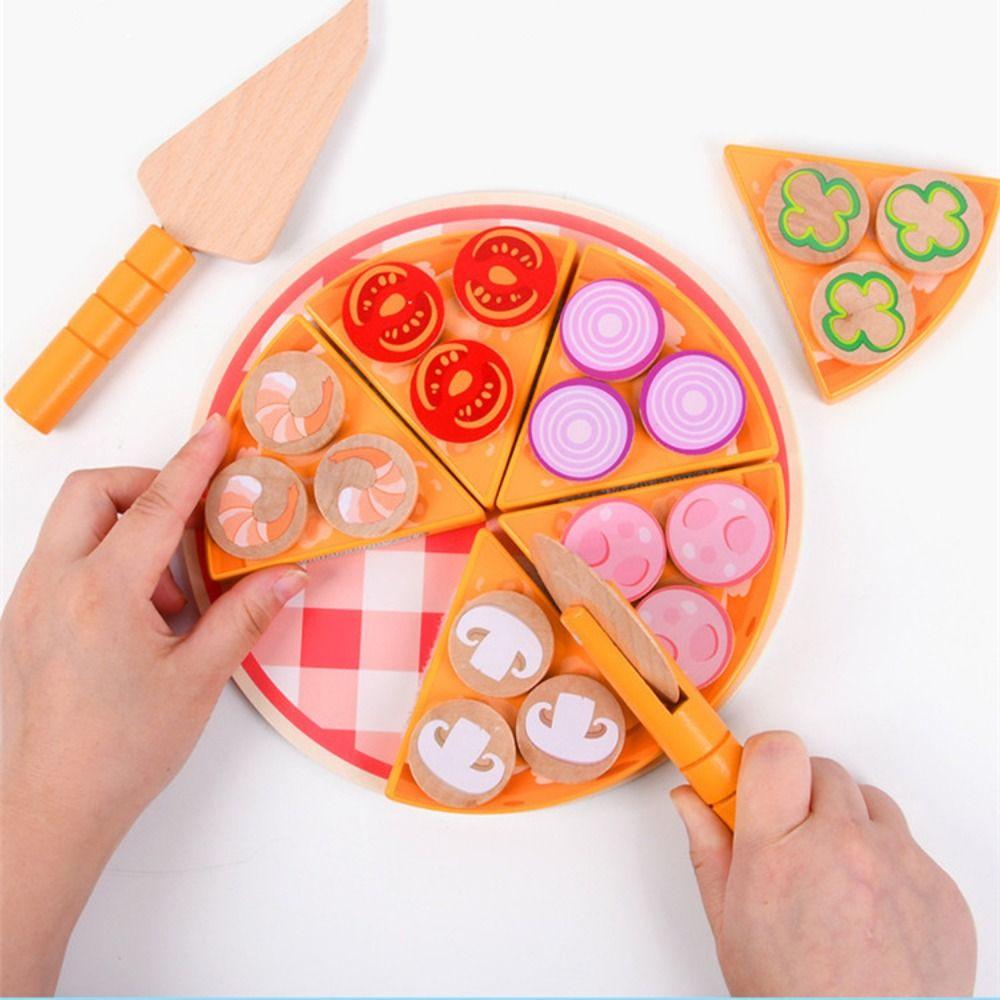 Simulation Dramatic Food Pizza Toys Interactive Cookie Play Food Set  Play Food Set