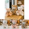 Cute Bear Plush Toy For Kids Soft Comfort Pillow For Home Decor