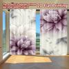2D ПЛОСКАЯ ПЕЧАТЬ 2 шт. Шторы (Без Рода) Цветочная Элегантность Дизайн Современные Модные Шторы во время Новогодних Праздников