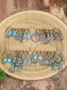 Vintage  Metal Dangle Drop Earrings Sets Bundles for Women Sundry Mixed Ethnic Boho Hanging Earring Set Zircon Accessories