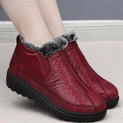 Женские ботинки, модные непромокаемые зимние ботинки, зимняя обувь, женские повседневные легкие ботильоны Botas Mujer, теплые зимние ботинки из искусственной кожи
