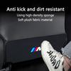 BLQ1 Car Back Protector Cover Seat Back Mat Anti-Kick Cushion Pads FOR BMW X1 X2 X3 X4 X5 X6 1 2 3 4 5 6 7 Sereis F30 F34 E90 G20 F20