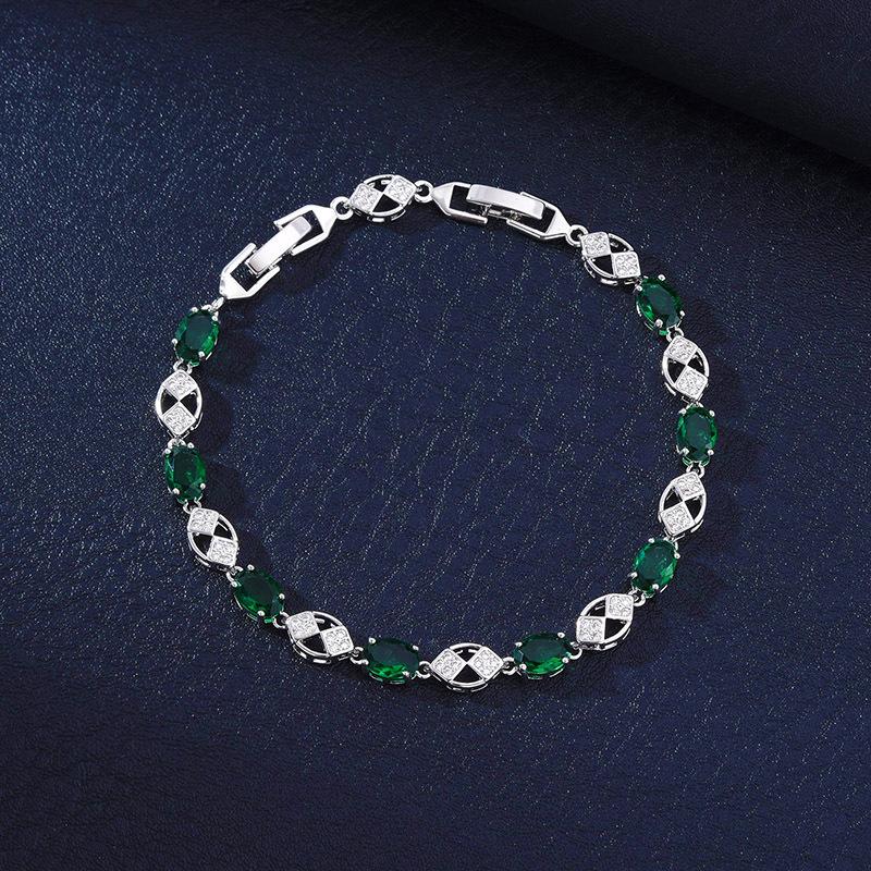 Браслет из натурального диопсида с высокой чистотой огненных цветов, сверкающий браслет в дворцовом стиле с тонкой инкрустацией для женщин