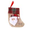 Santa Claus Christmas Stockings and Gift Bags - Tree Ornaments & Small Socks